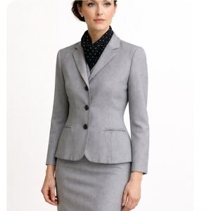 D'Oraz | Vintage Blue Gray Skirt Suit